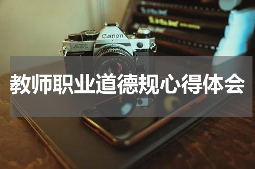 教师职业道德规心得体会