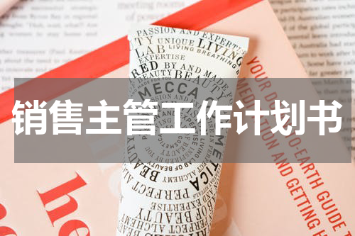 销售主管工作计划书