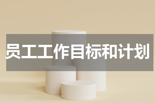 员工工作目标和计划