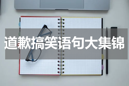 道歉搞笑语句大集锦