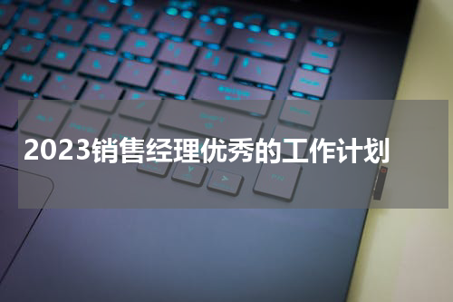 2023销售经理优秀的工作计划