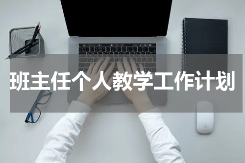 班主任个人教学工作计划
