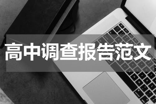 高中调查报告范文