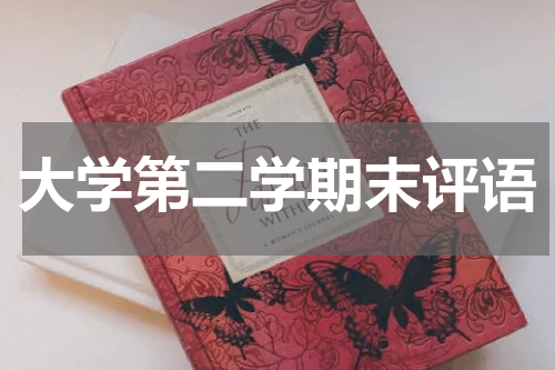 大学第二学期末评语
