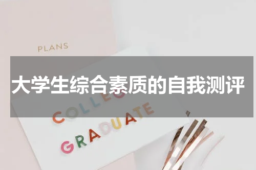 大学生综合素质的自我测评