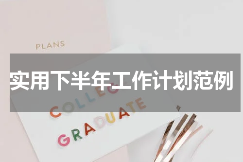 实用下半年工作计划范例