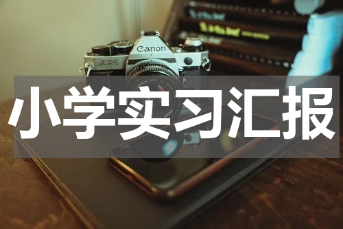 小学实习汇报