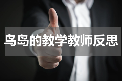鸟岛的教学教师反思
