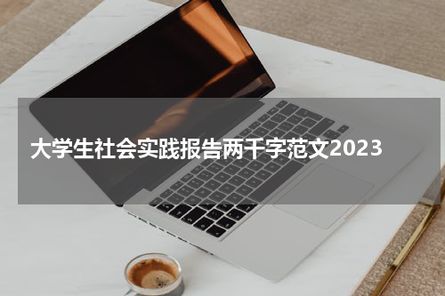 大学生社会实践报告两千字范文2023