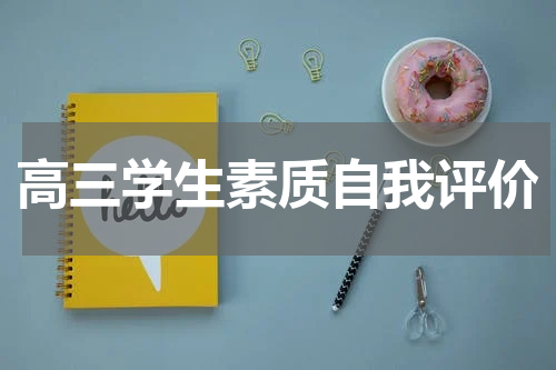 高三学生素质自我评价