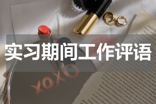 实习期间工作评语
