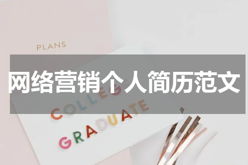 网络营销个人简历范文