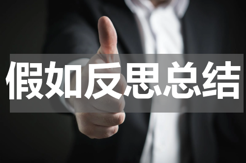 假如反思总结