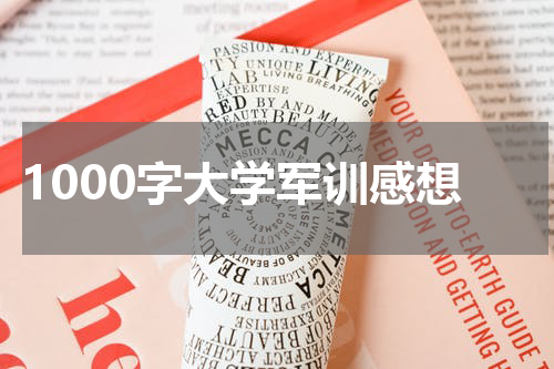 1000字大学军训感想