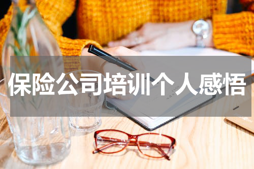 保险公司培训个人感悟