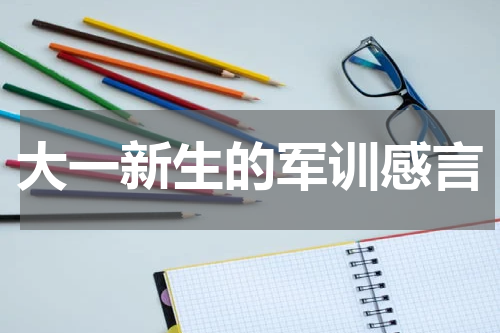 大一新生的军训感言