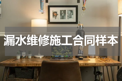 漏水维修施工合同样本