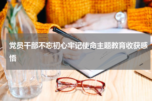 党员干部不忘初心牢记使命主题教育收获感悟