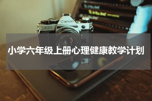 小学六年级上册心理健康教学计划