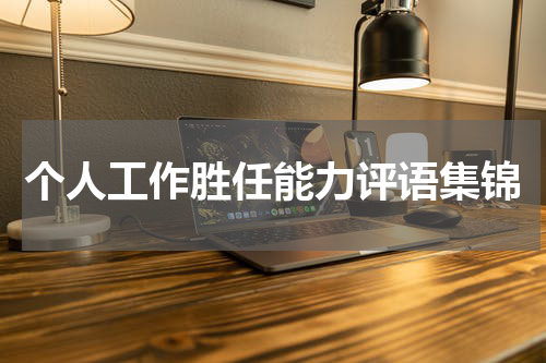 个人工作胜任能力评语集锦