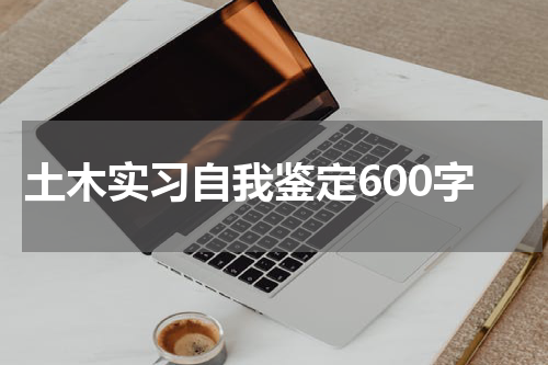 土木实习自我鉴定600字