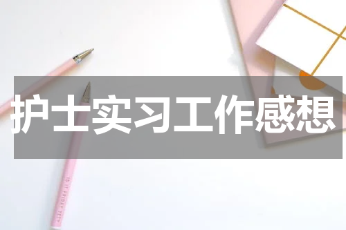 护士实习工作感想