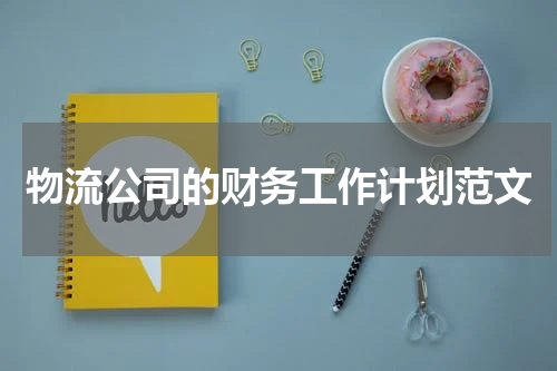 物流公司的财务工作计划范文