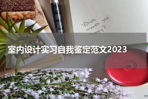 室内设计实习自我鉴定范文2023
